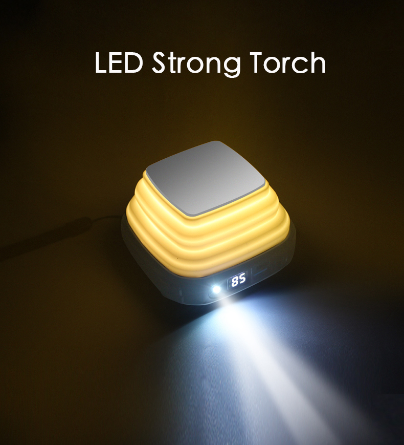 ES146 Power Bank with Lamp and Built-in Cable product detail