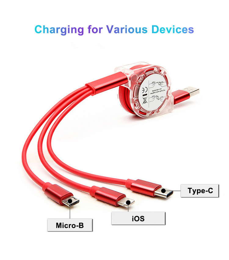 ES205 3in1 Retractable Cable product detail