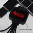 ES210 Luminous Logo 5in1 USB Charging Cable